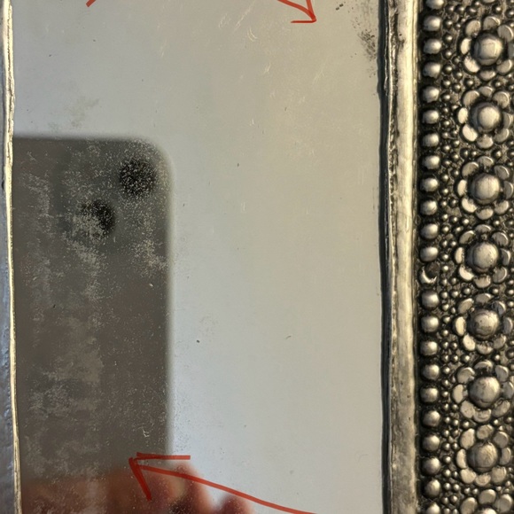 Pressed Embossed Tin or Aluminum metal jewelry box - Picture 9 of 9